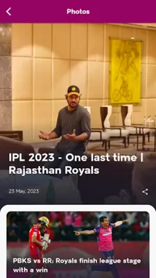 Rajasthan Royals Official App android App screenshot 3