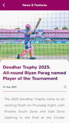 Rajasthan Royals Official App android App screenshot 4